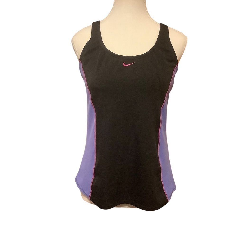 NIKE COLOUR SURGE POWERBACK TANKINI TOP/ Size L - Picture 2 of 12